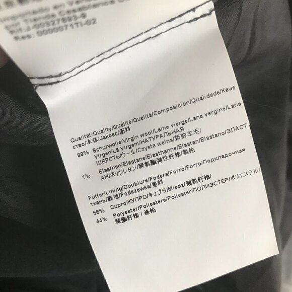 Hugo Boss Gray Denola Wool Blend Sheath Dress Size 12 - Picture 5 of 6